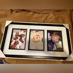 Malden Black Triple Picture Frame